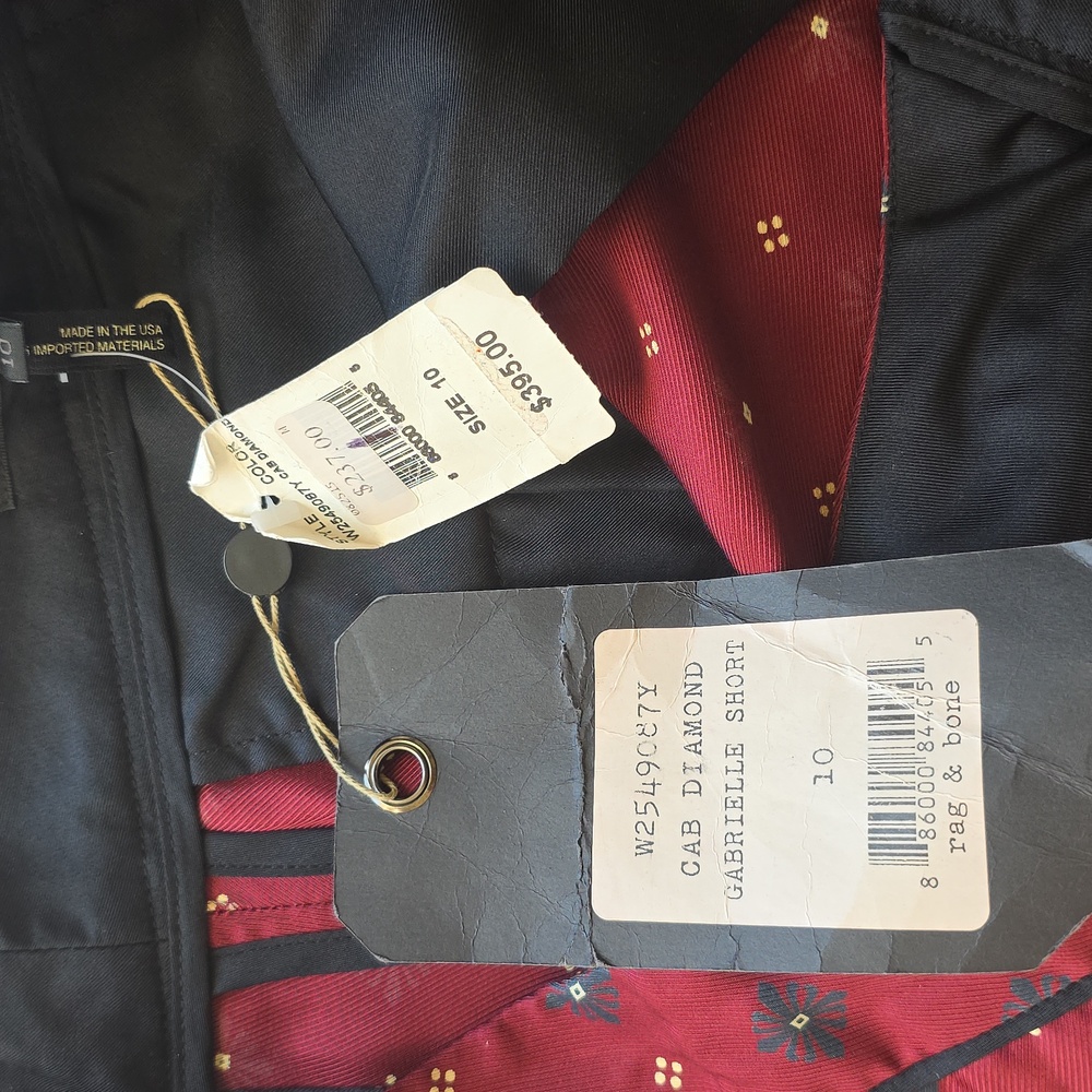 NEW Rag‎ & Bone Black Shorts Size 10 - Picture 5 of 7